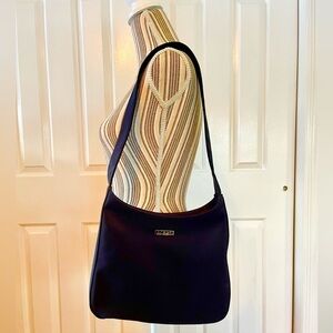 💕INC Navy Blue shoulder bag fabric with silver accents